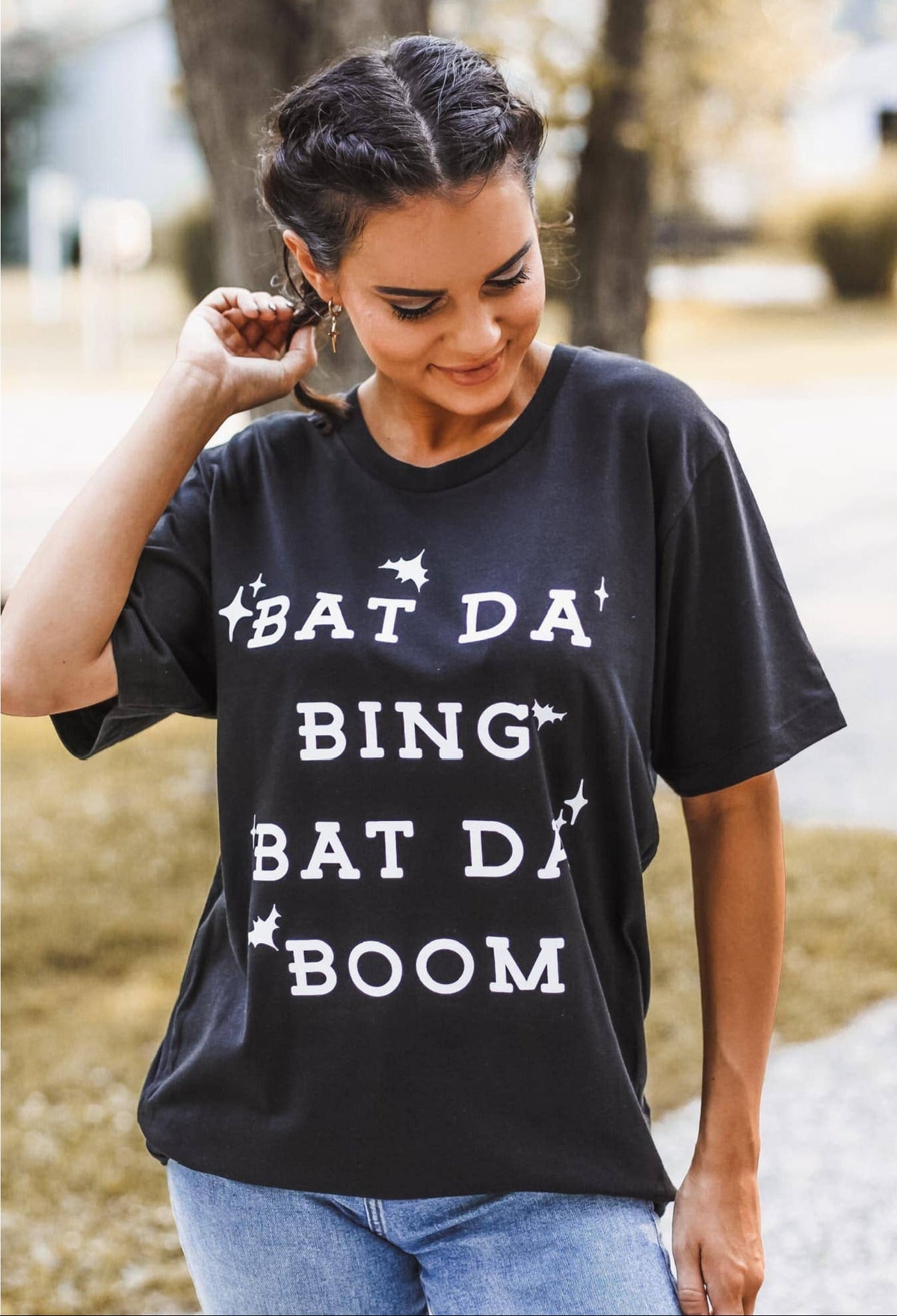 Bat-Da-Bing Halloween Tee Statement New Orleans