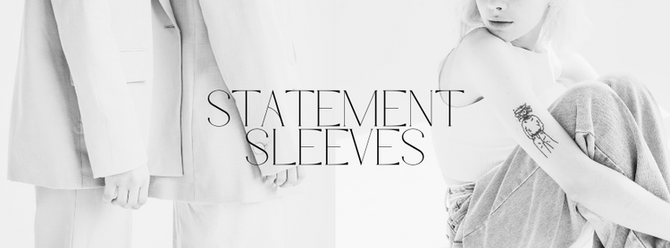 statement sleeves.