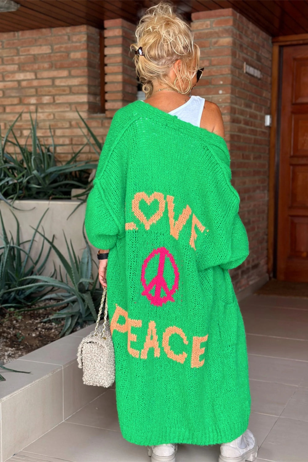 Love and Peace✌ Long Sleeve Cardigan