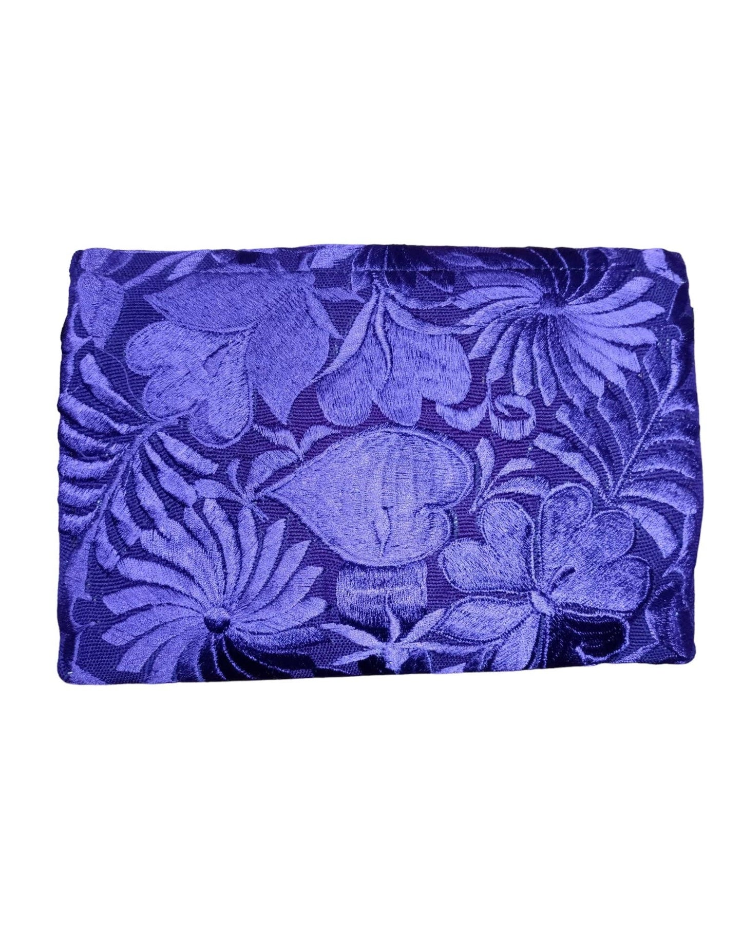 Mexican Embroidered Floral Clutch Bag