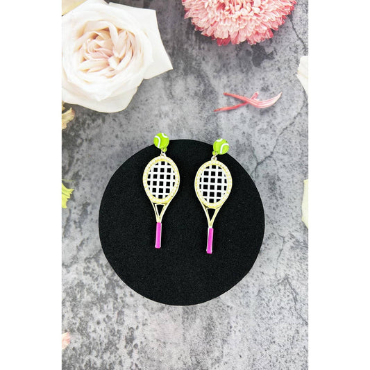 Wimbledon Tennis Racket Earrings