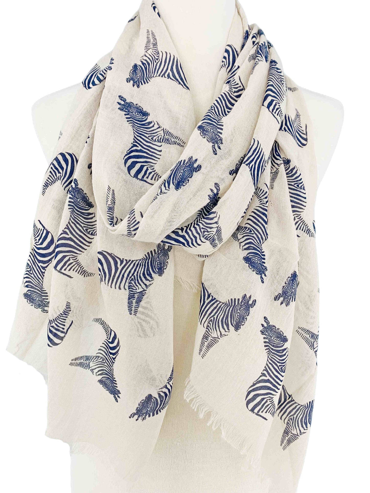 Born To Be Wild Zebra Scarf Statement New Orleans