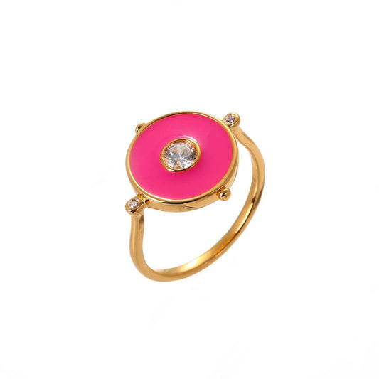 Lucienne Pink Statement Ring Statement New Orleans