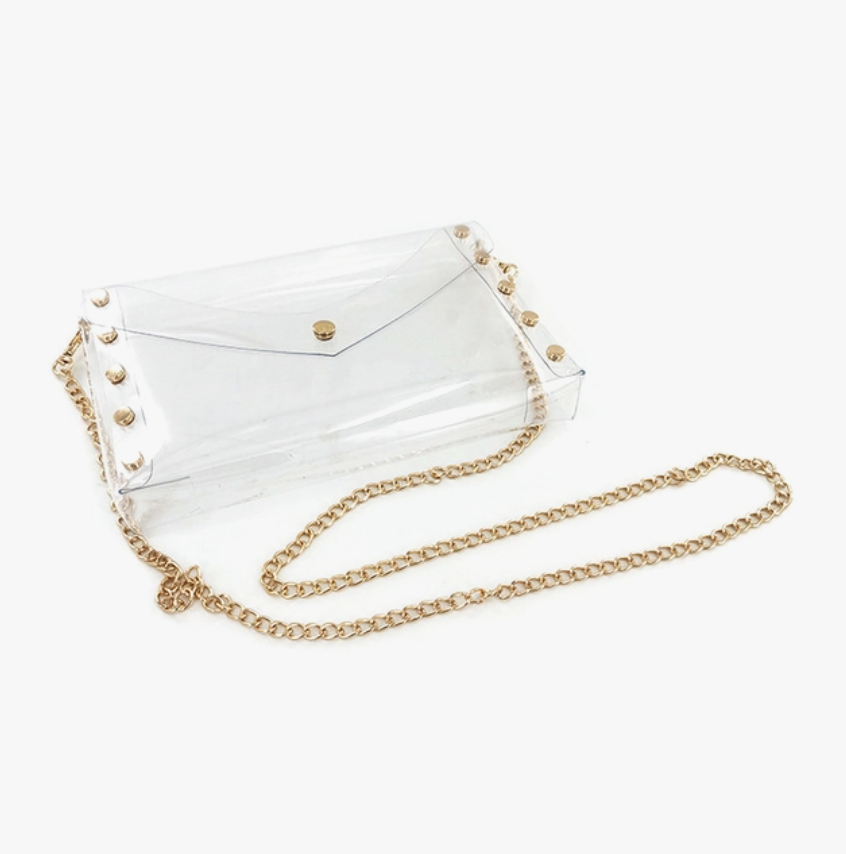 Selena Clear Stadium Handbag Statement New Orleans