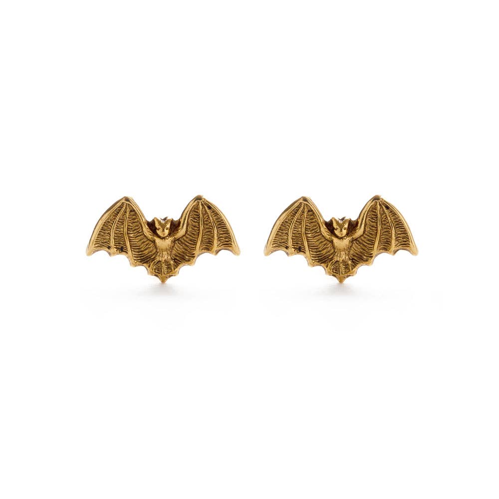 Tiny Bat Stud Earrings Statement New Orleans