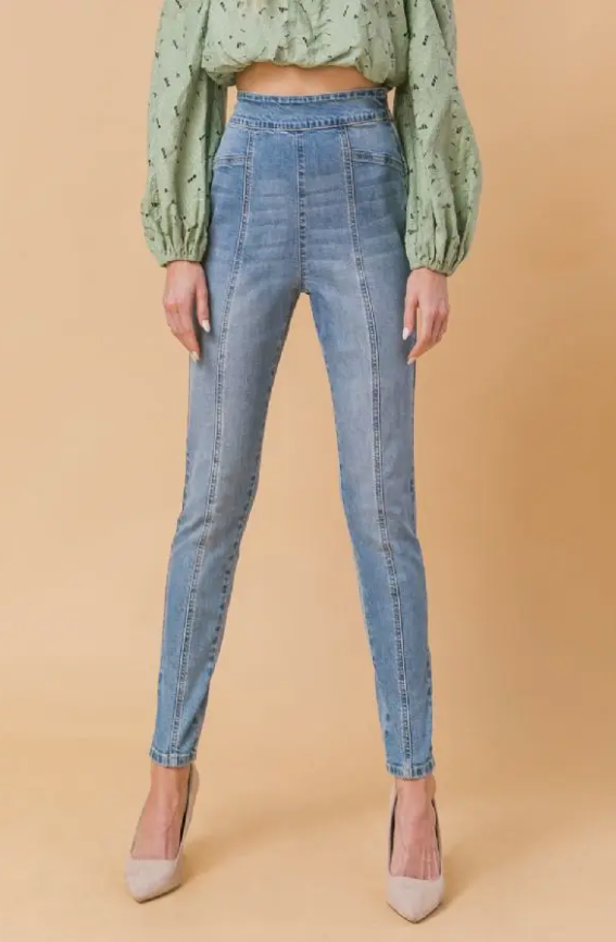 Uptown Tailored Skinny Denim Statement New Orleans