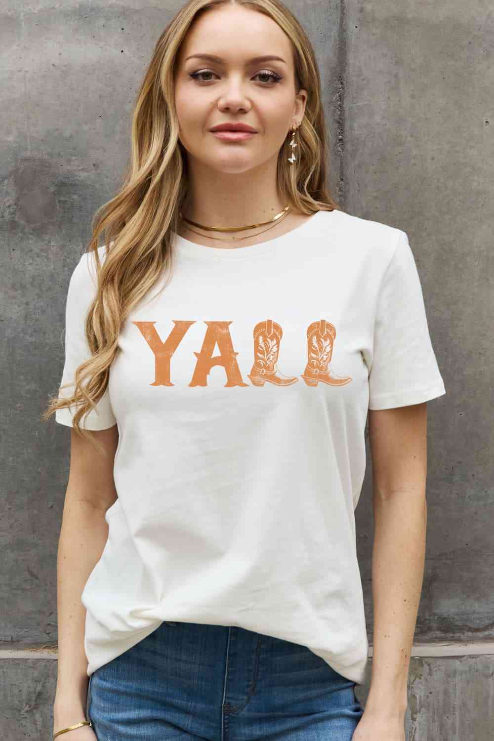 Y'all Graphic Cotton Tee