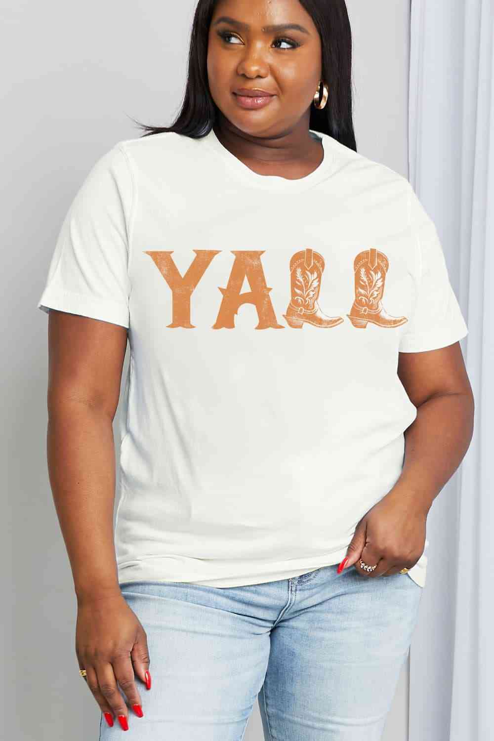 Y'all Graphic Cotton Tee