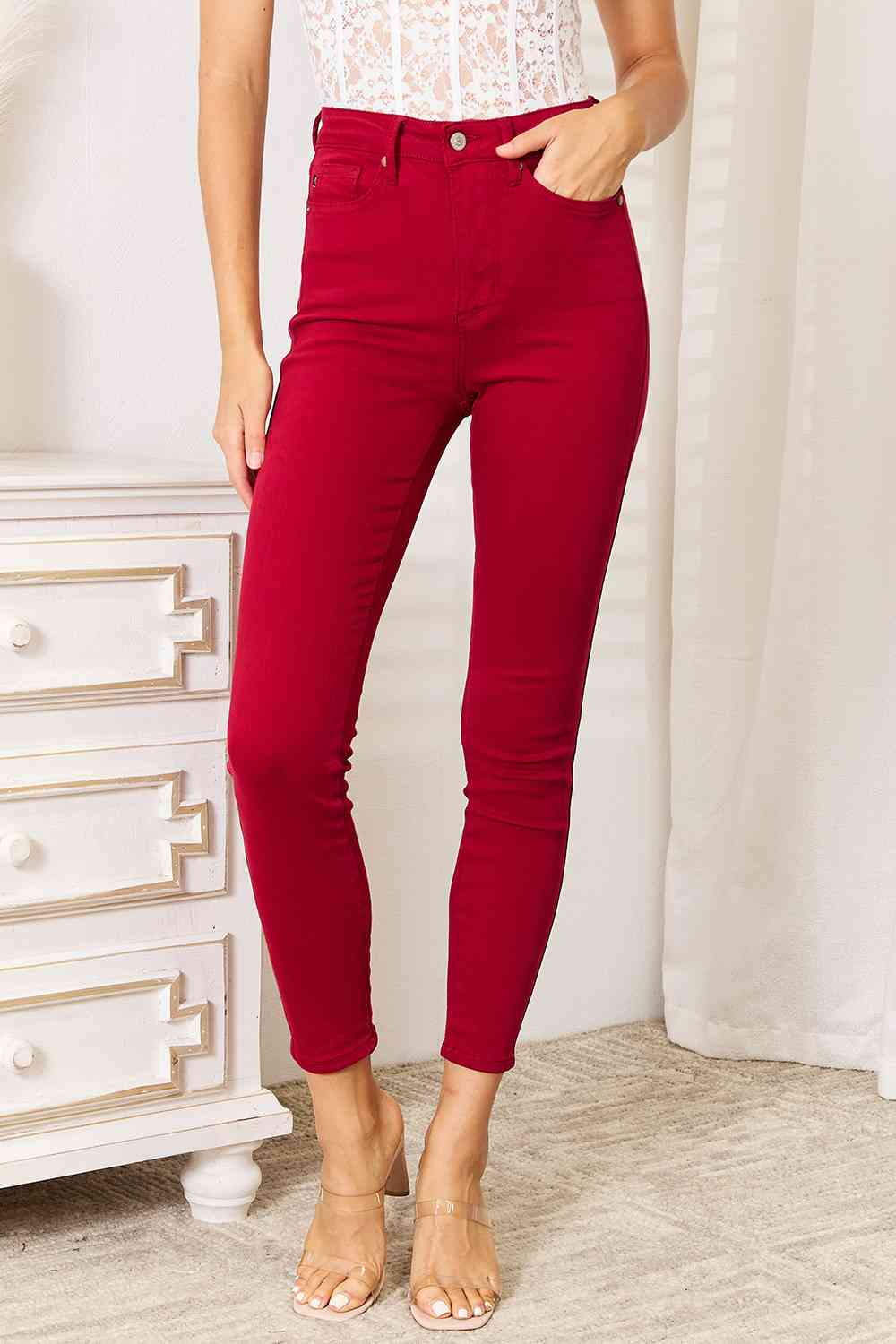 Judy Blue Scarlet High Waist Tummy Control Skinny Jeans