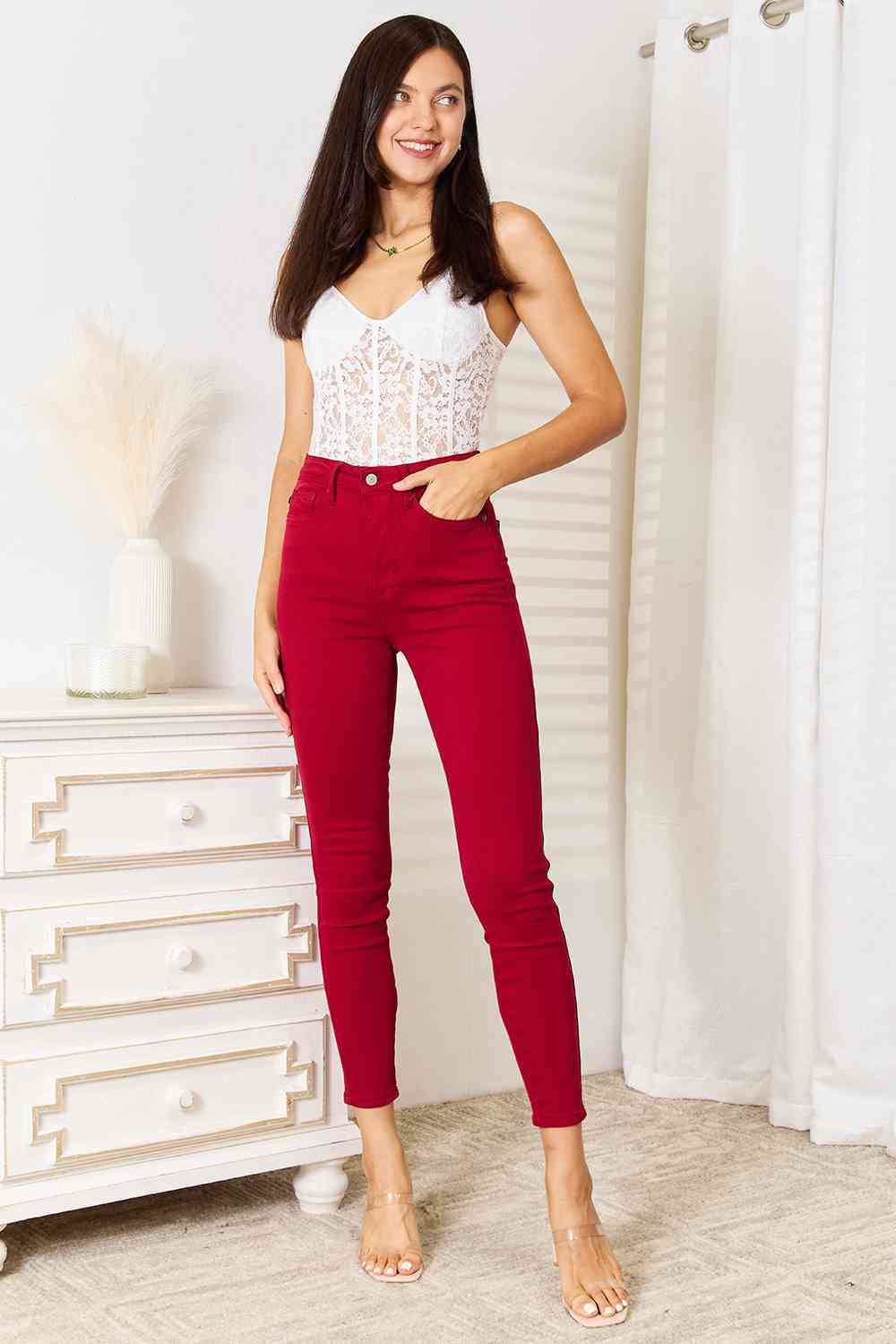 Judy Blue Scarlet High Waist Tummy Control Skinny Jeans