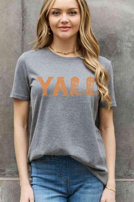 Y'all Graphic Cotton Tee