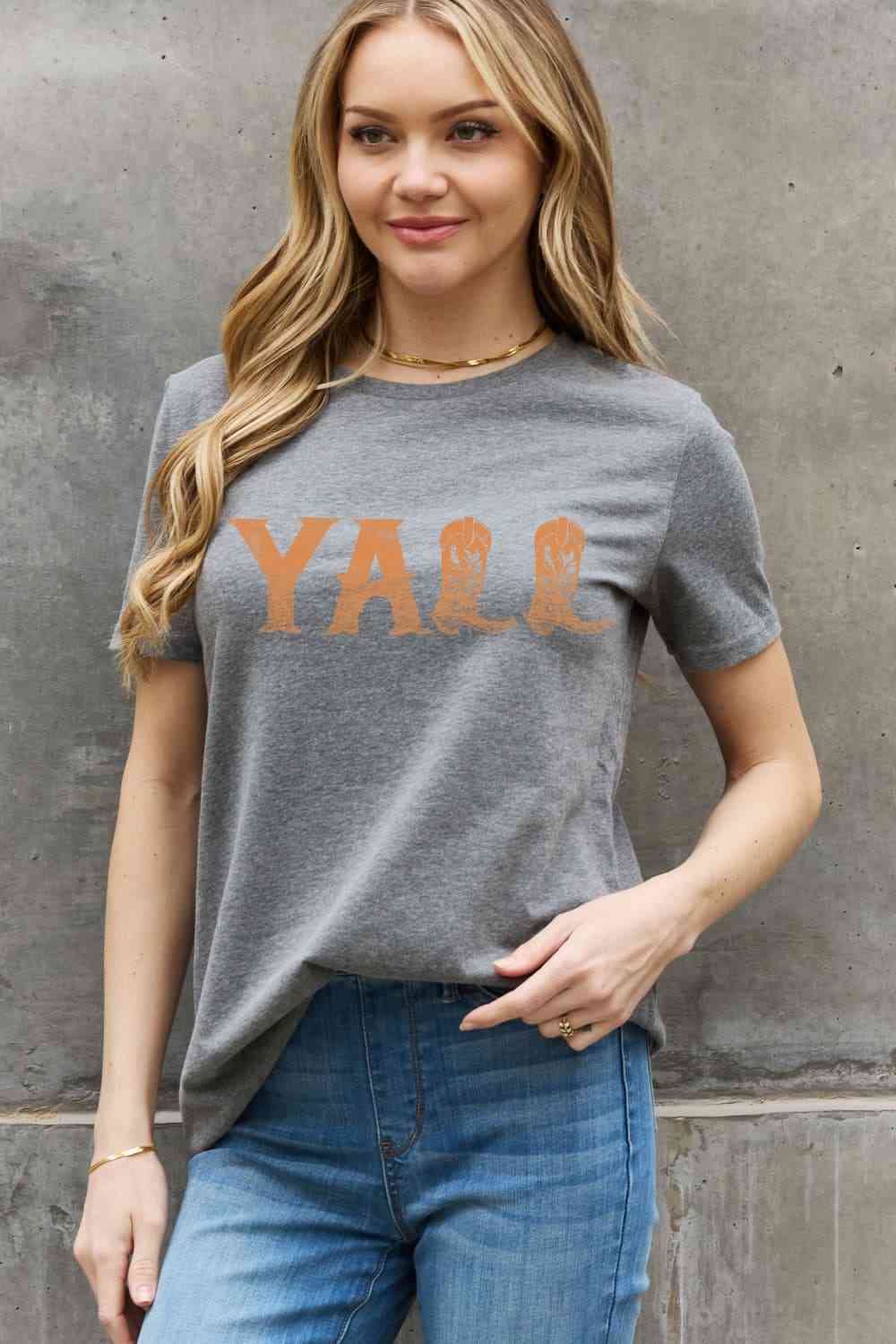 Y'all Graphic Cotton Tee