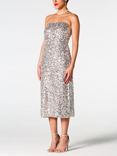 Sequin Midi Dress