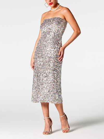 Sequin Midi Dress